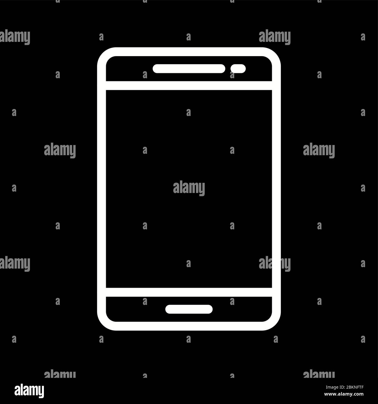 Beautiful Smartphone vector line icon Stock Vector Image & Art - Alamy