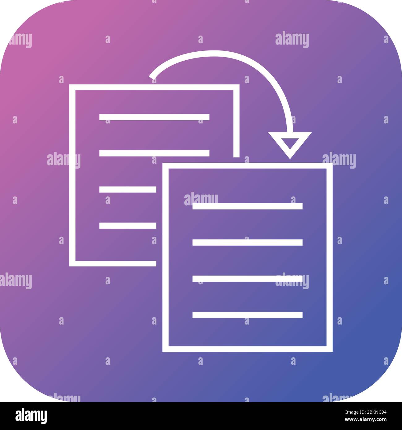 Beautiful Duplicate content vector line icon Stock Vector Image & Art ...