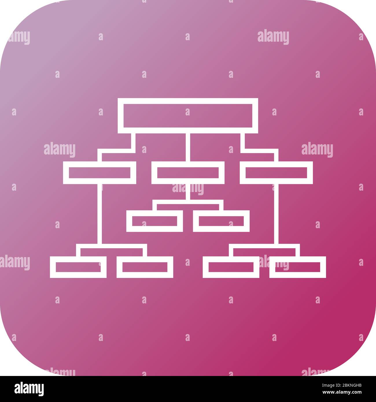 Beautiful Business structure vector line icon Stock Vector Image & Art ...