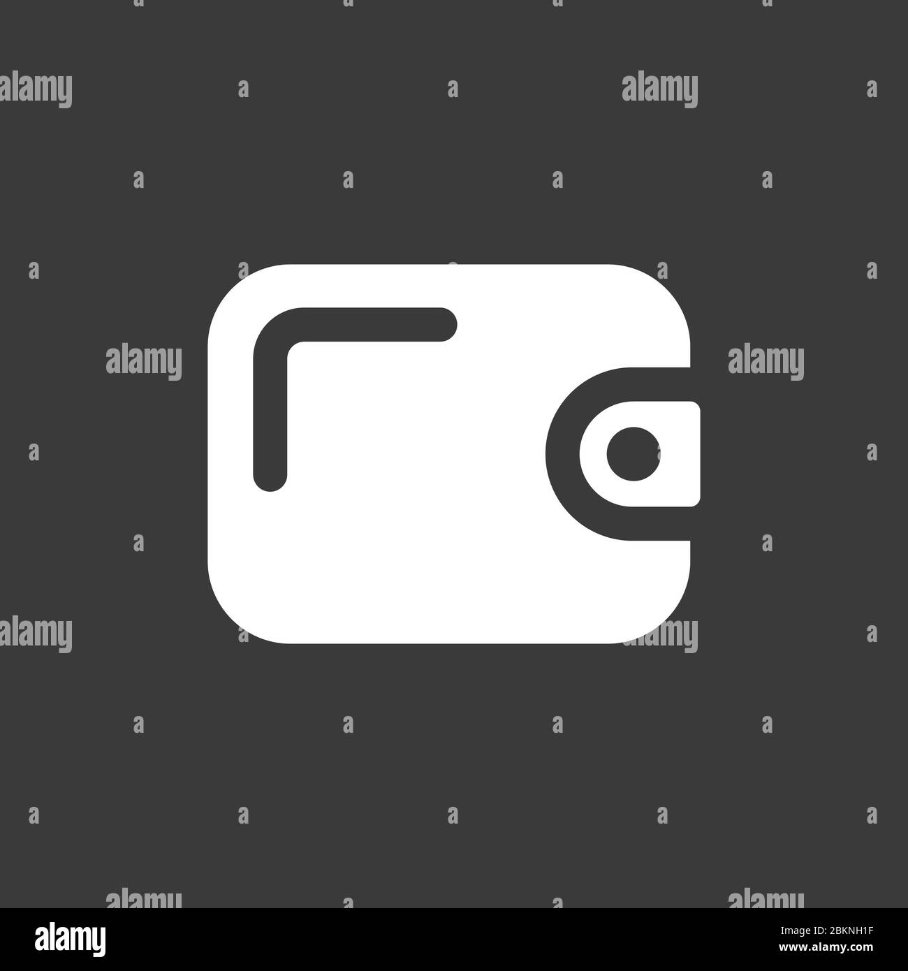 Purse vector icon. Wallet symbol for your web site design, logo, app ...