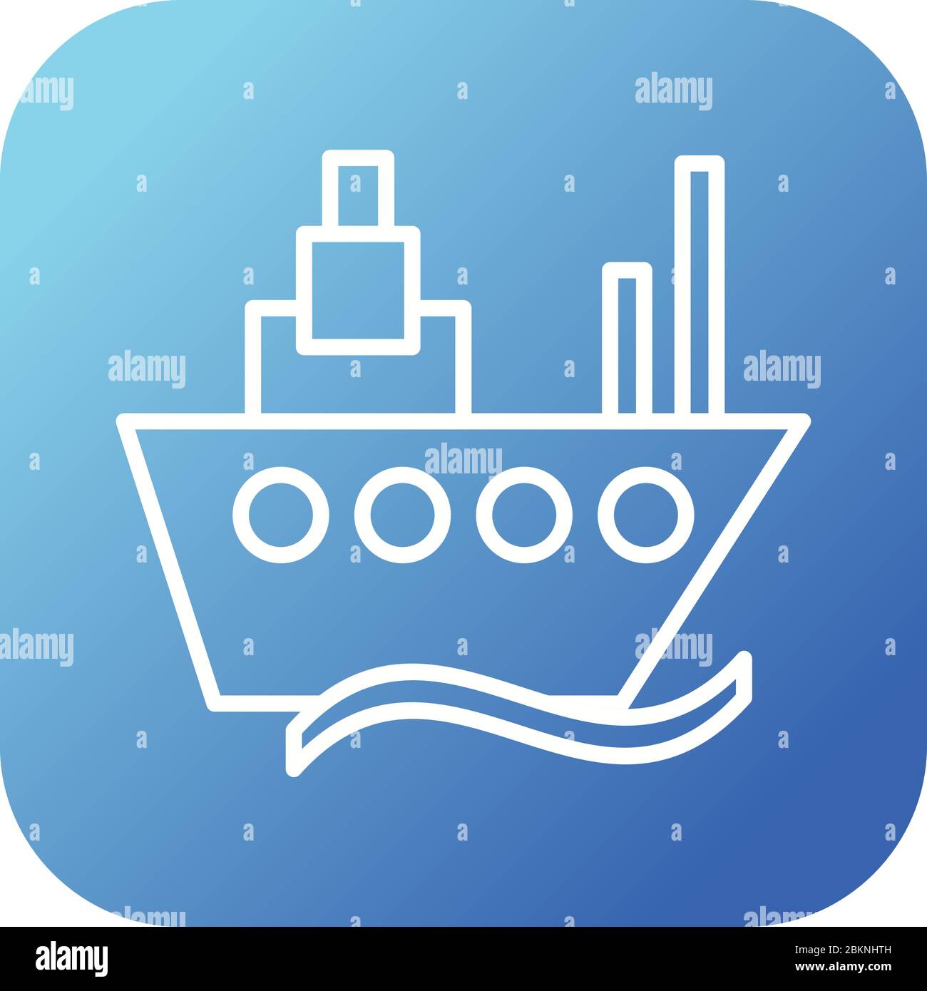 Beautiful Ship Vector line icon Stock Vector Image & Art - Alamy