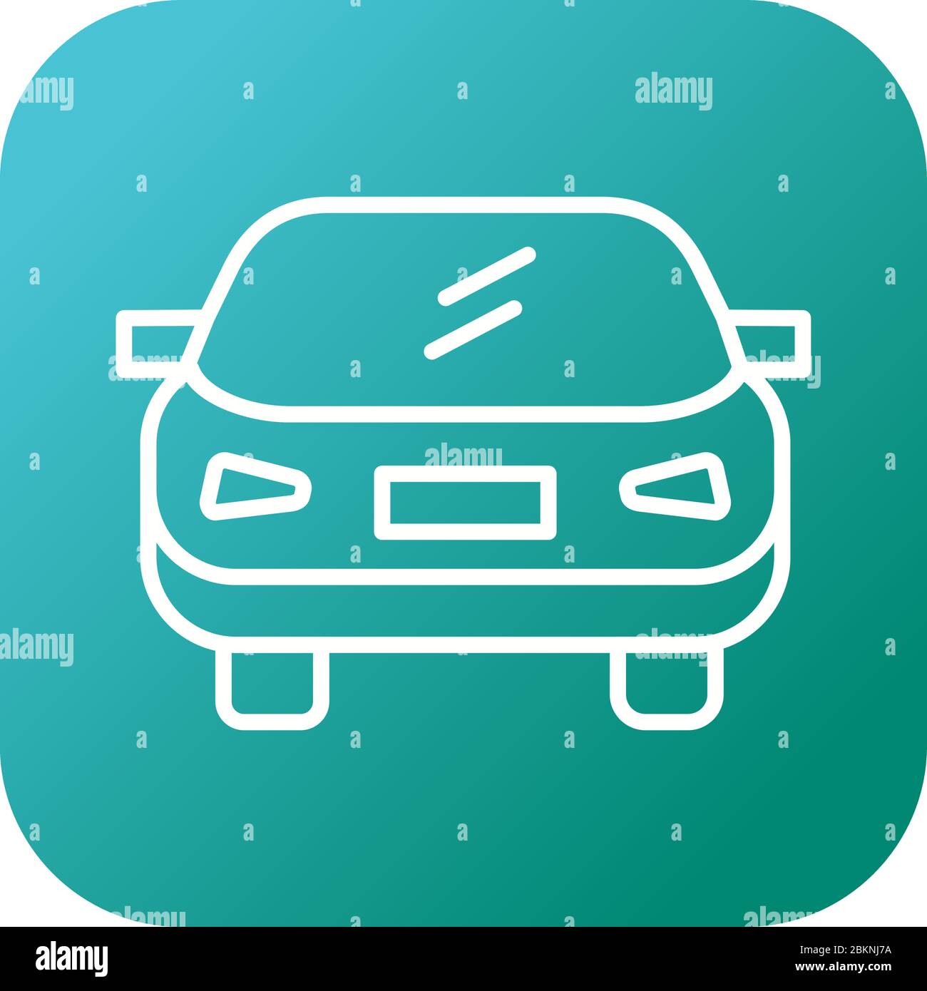 Beautiful Car Vector line icon Stock Vector Image & Art - Alamy