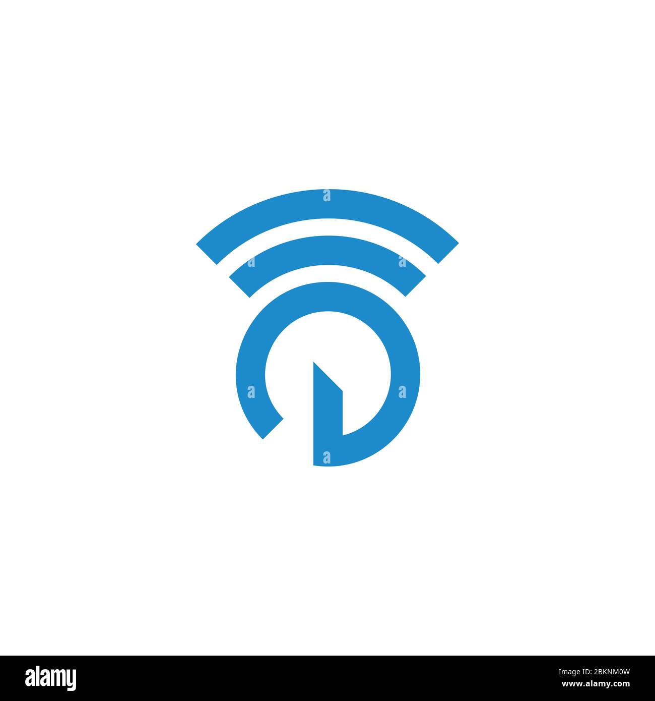 power button simple signal technology symbol logo vector Stock Vector