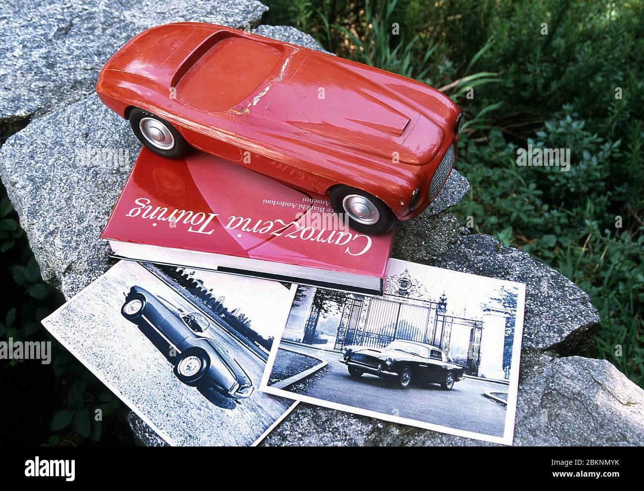 Carrozzeria Touring model of a 1948 model of the Ferrari 166 MM Barchetta  2002 Stock Photo
