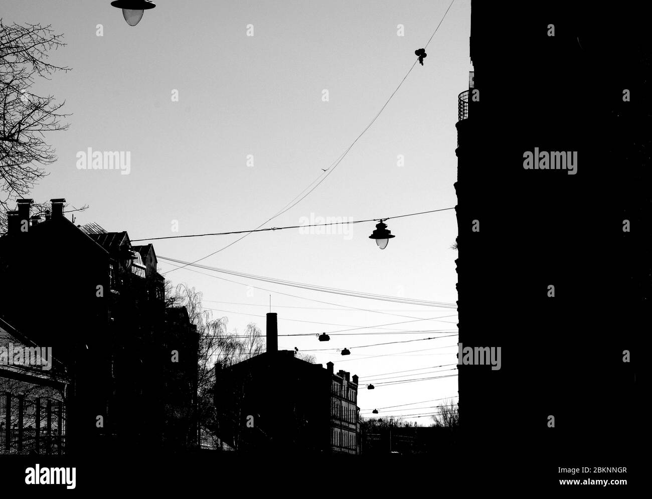 Beautiful building architecture city Black and White Stock Photos ...