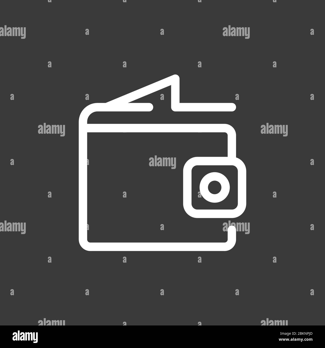 Purse vector icon. Wallet symbol for your web site design, logo, app ...
