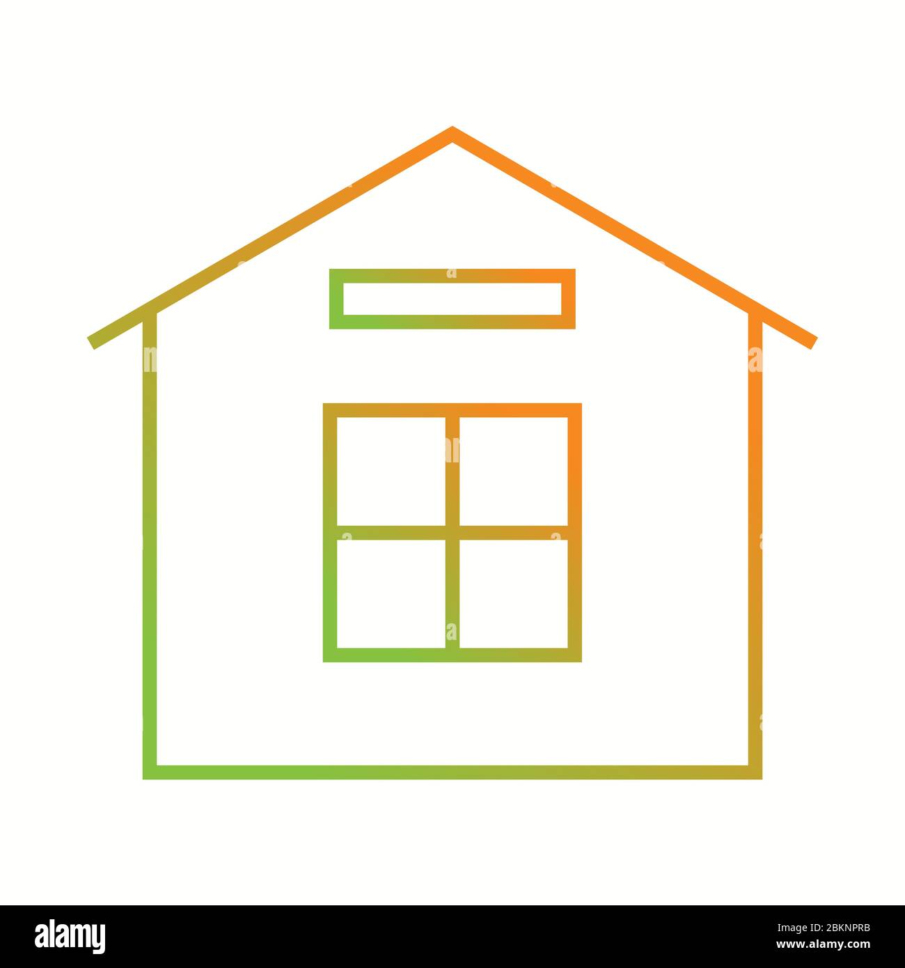 Beautiful Home Vector line icon Stock Vector Image & Art - Alamy