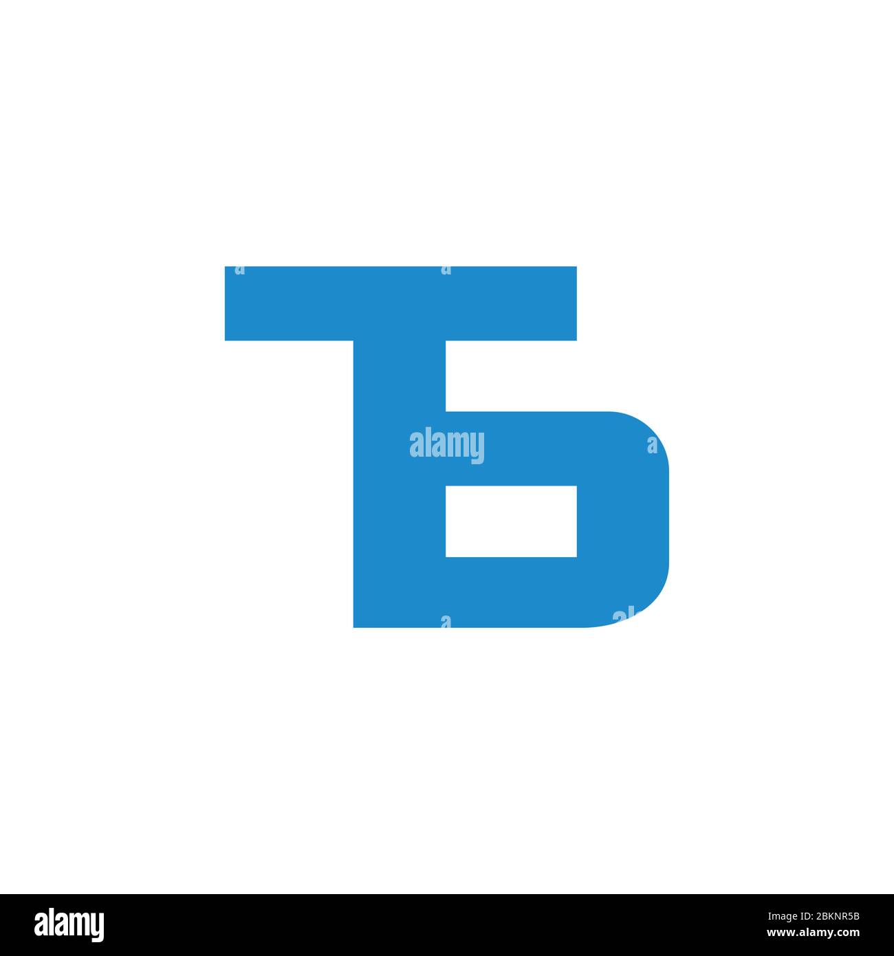 letter tb simple geometric line symbol logo vector Stock Vector Image ...