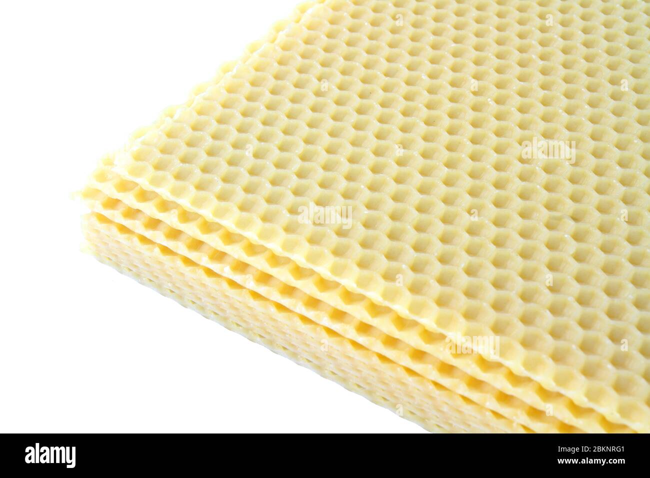 the beeswax sheets Stock Photo