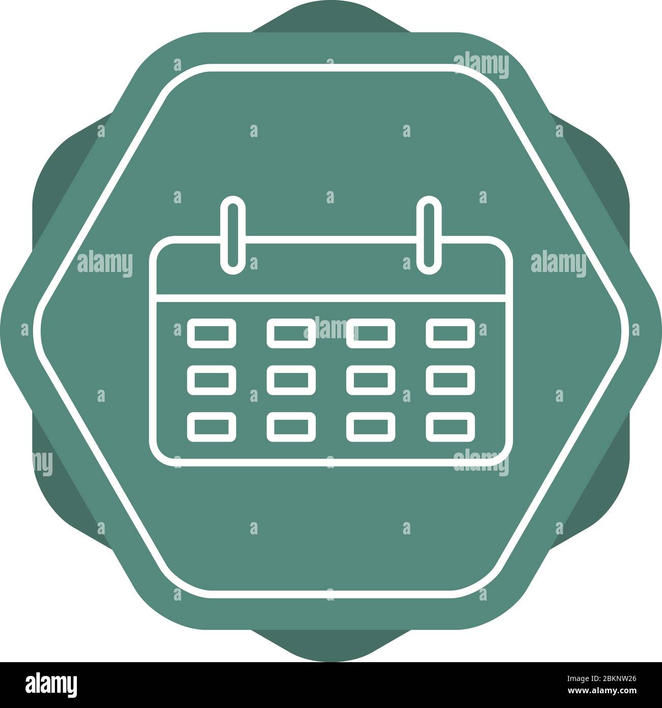 Beautiful Calendar vector line icon Stock Vector Image & Art - Alamy
