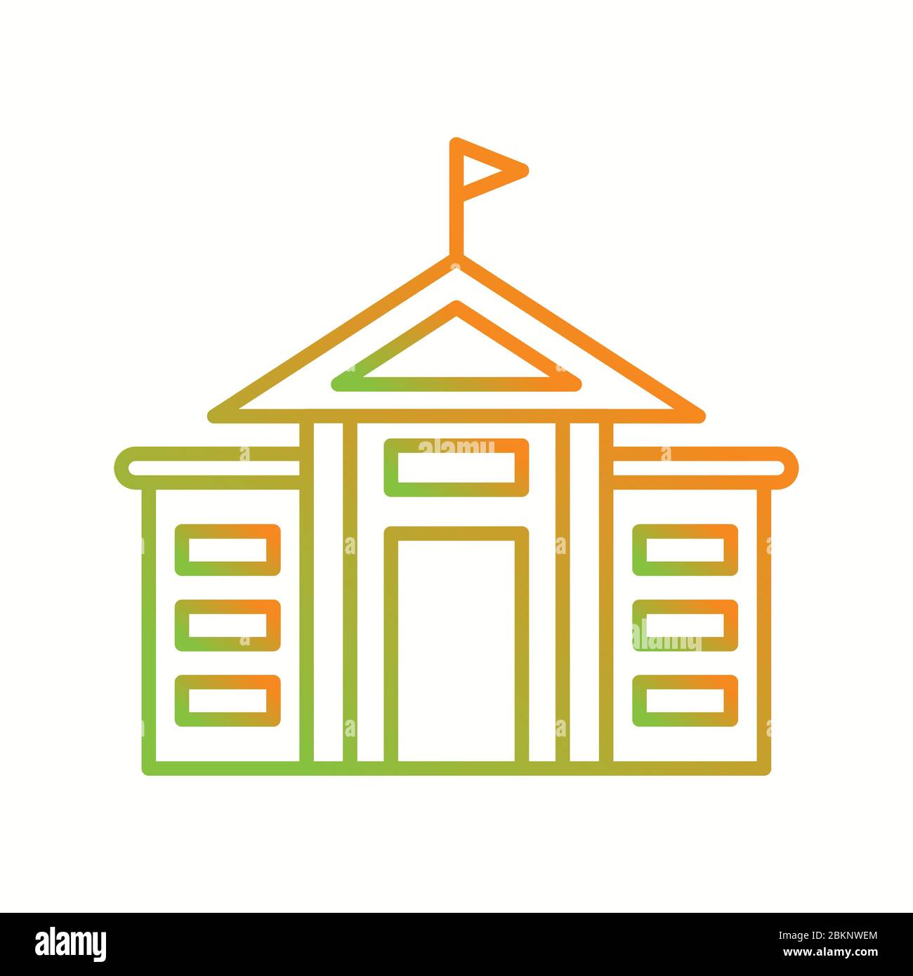 Beautiful college vector line icon hi-res stock photography and images ...