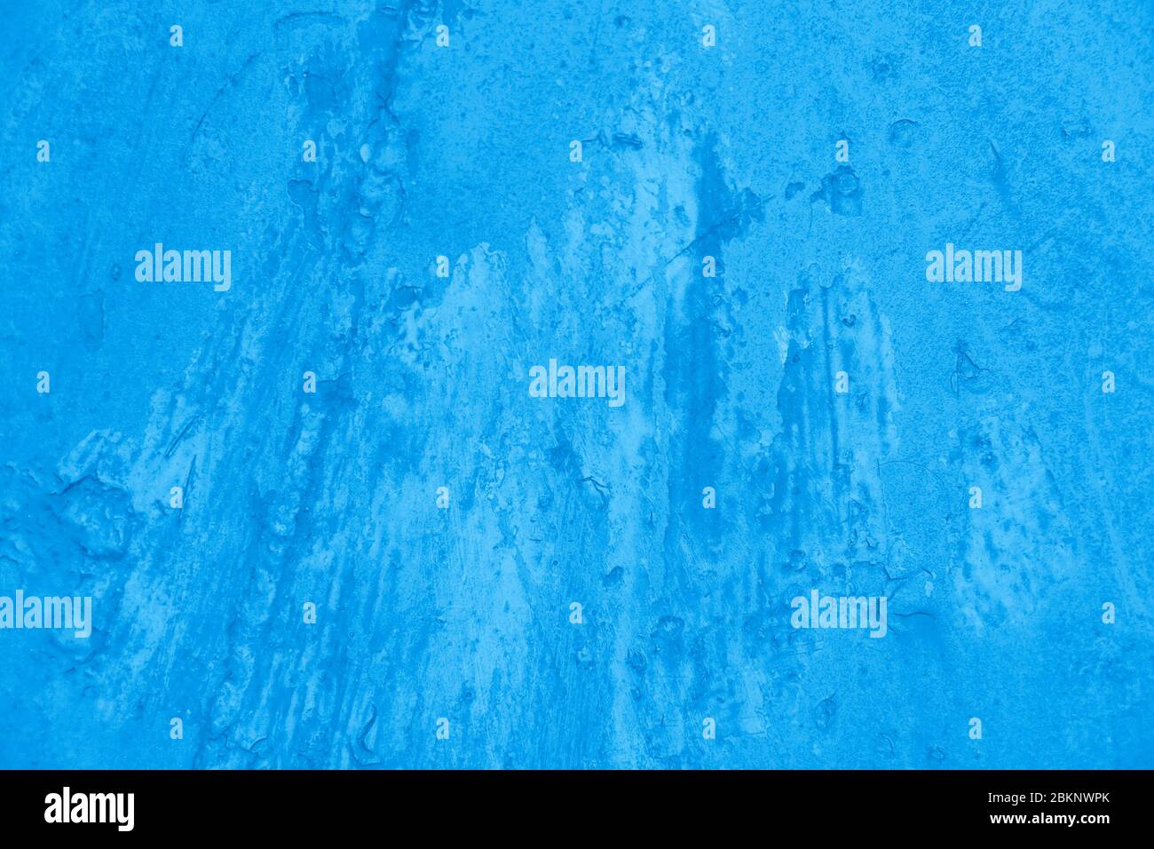 Old rusty texture wall background, blue toned Stock Photo