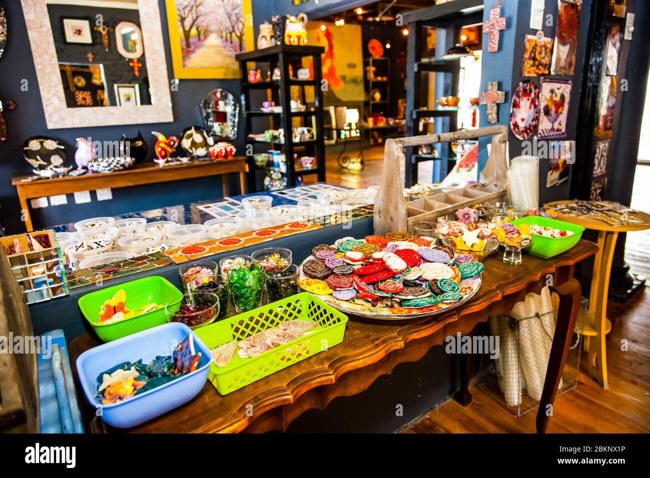 Johannesburg, South Africa December 5, 2012 Interior of ceramics and