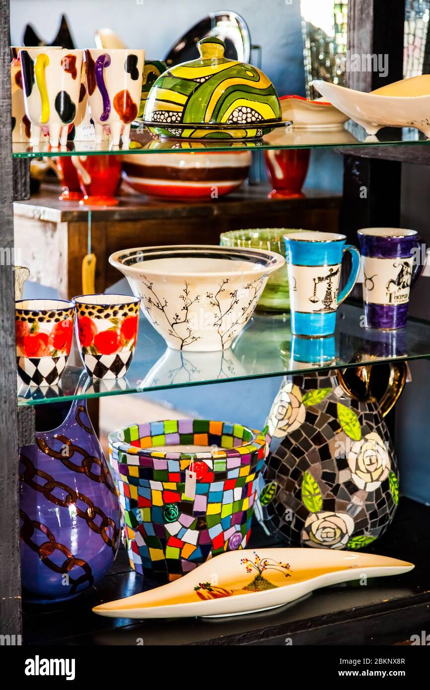 Johannesburg, South Africa December 5, 2012 Interior of ceramics and
