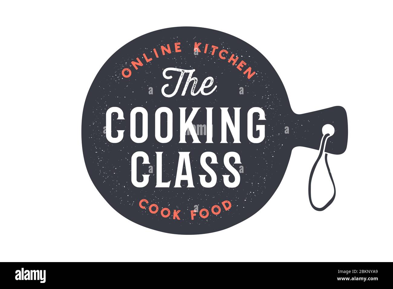 Kitchen cutting board. Logo for Cooking class Stock Vector Image & Art Alamy