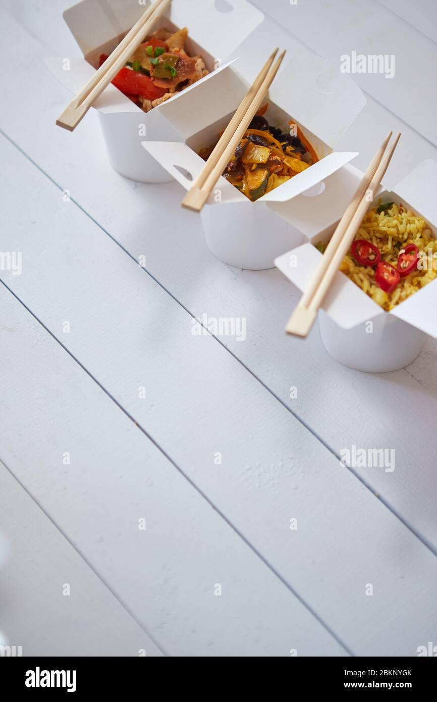To Go Box Asian Chinese to go boxes hi-res stock photography and images - Alamy