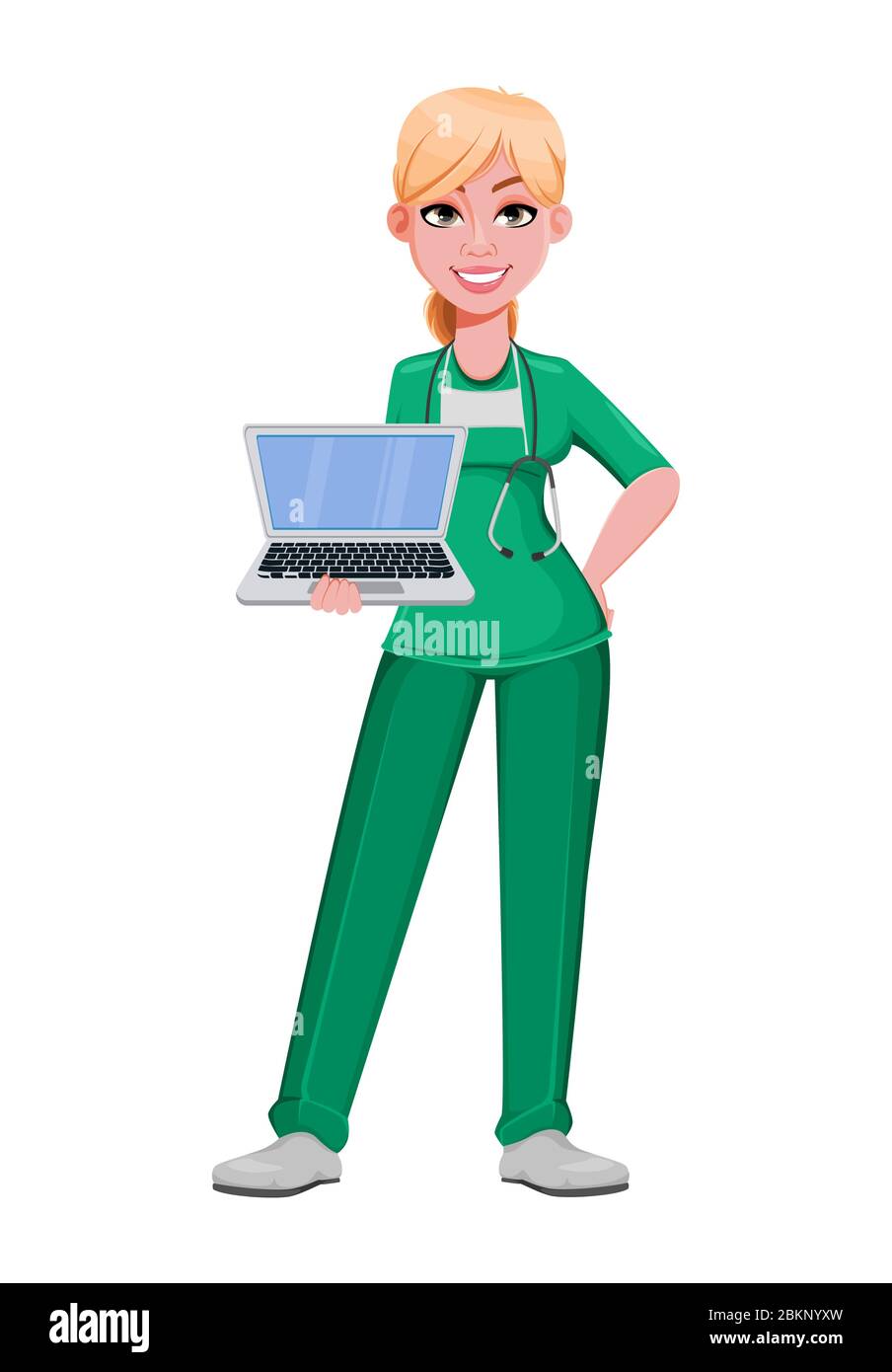 Illustration cartoon doctor nurse in hi-res stock photography and images -  Page 2 - Alamy