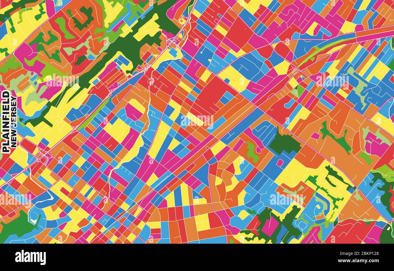 Map of plainfield Stock Vector Images Alamy