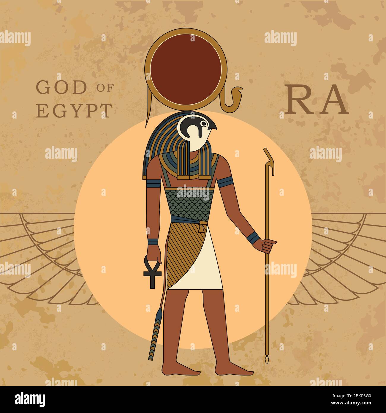 Ancient Egyptian God Ra Symbol