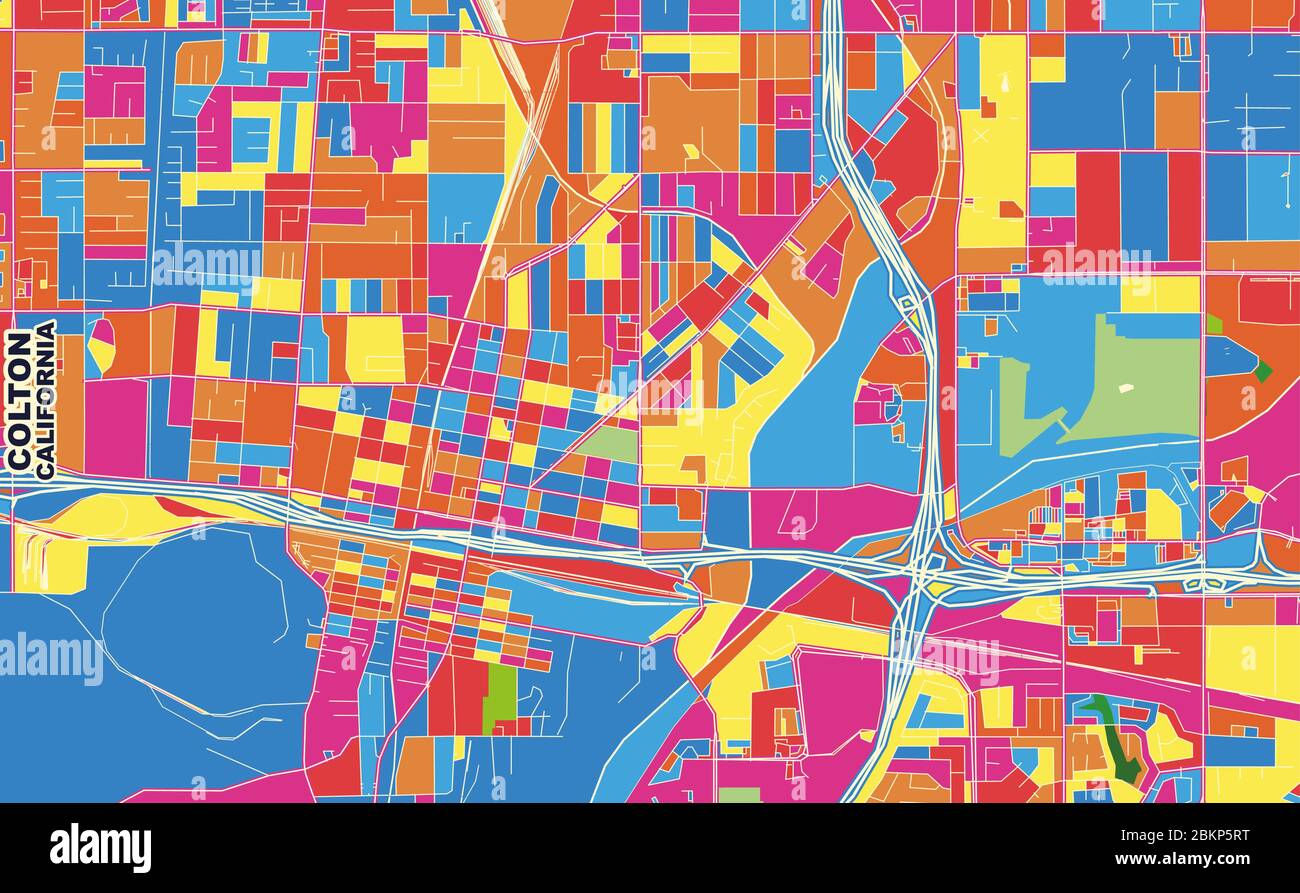 Colton plan or map Stock Vector Images Alamy