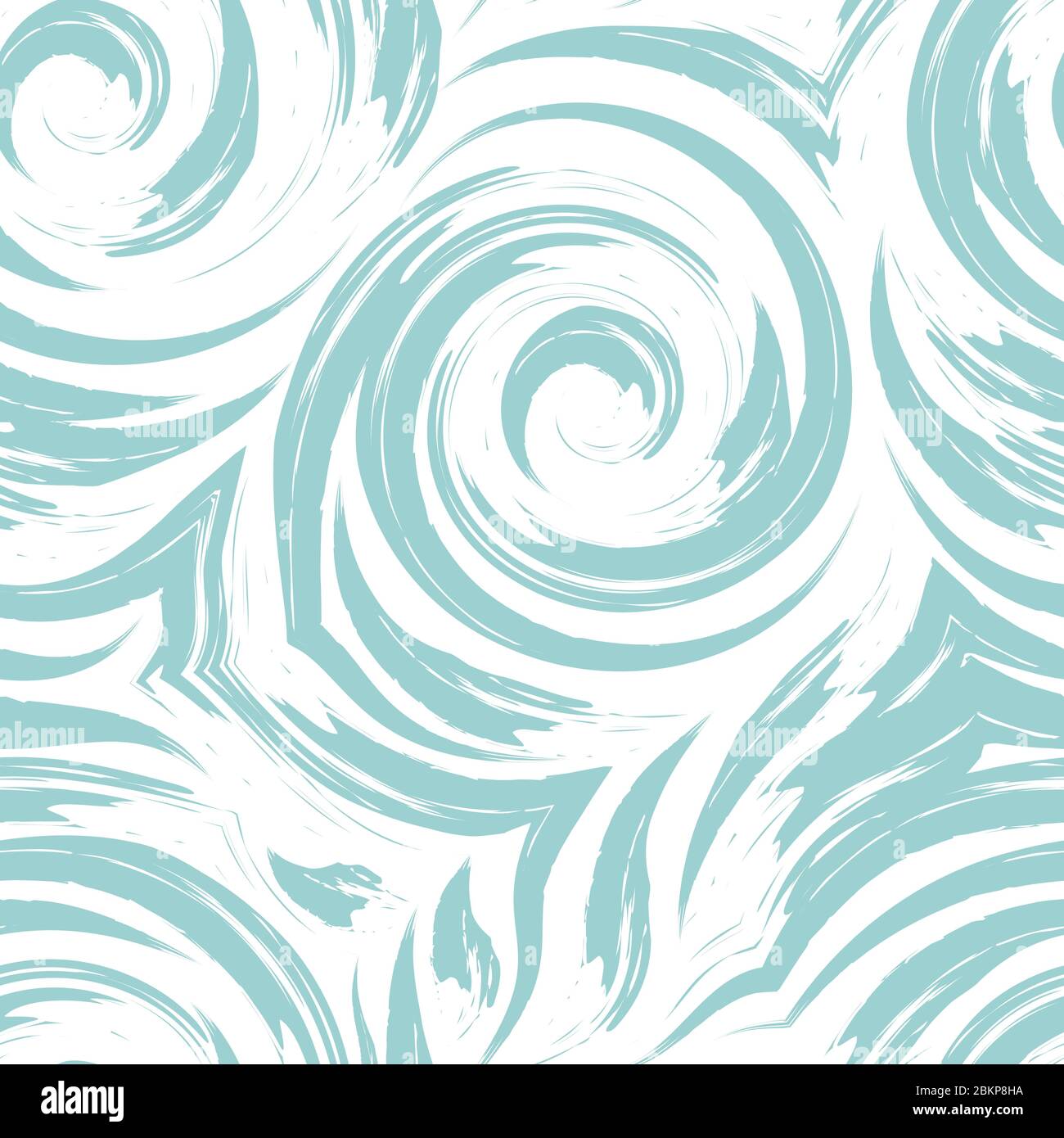 Seamless turquoise pastel color swirl or tornado vector texture isolated on  white  for fabrics or packaging backdrop for website  Stock Vector Image & Art - Alamy