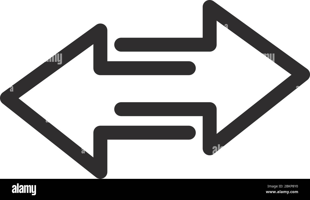 Two arrows pointing in opposite directions hires stock photography and