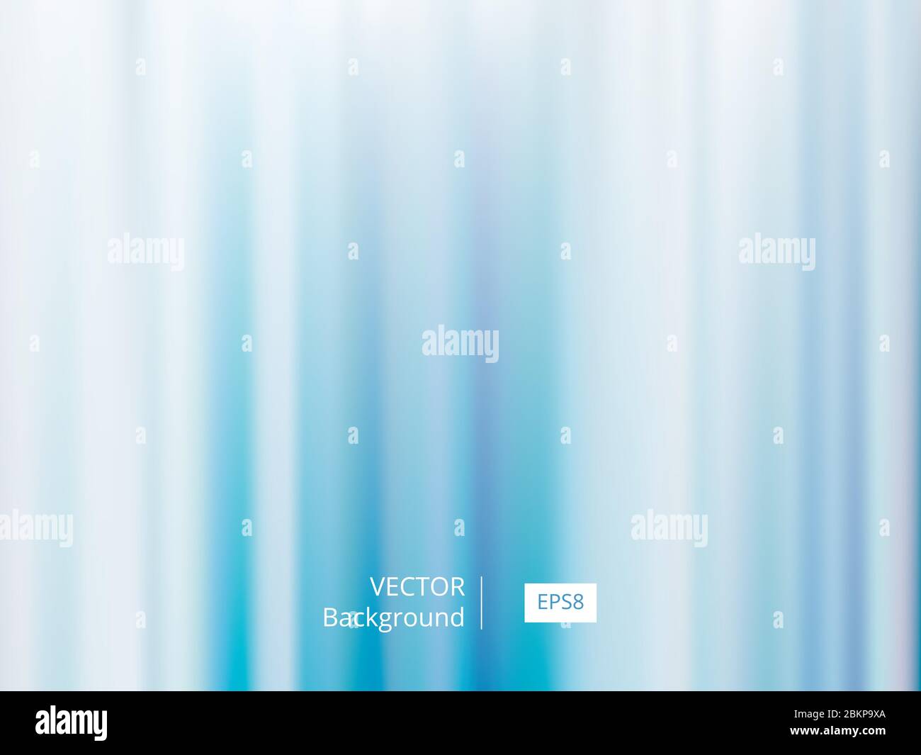 Blue striped and blurred abstract background. EPS8 vector illustration includes Pattern Swatches. Stock Vector