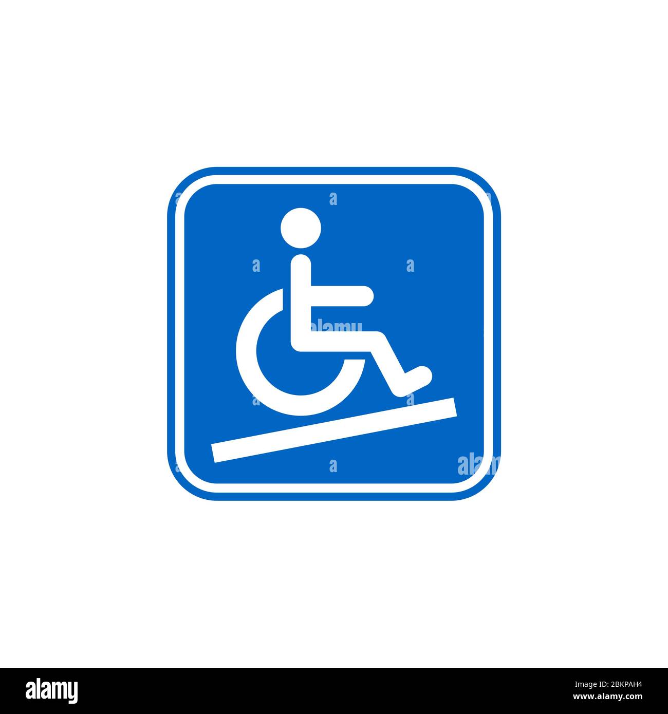 Vector Icon Template - Disable Person / Handicap Illustration Design ...