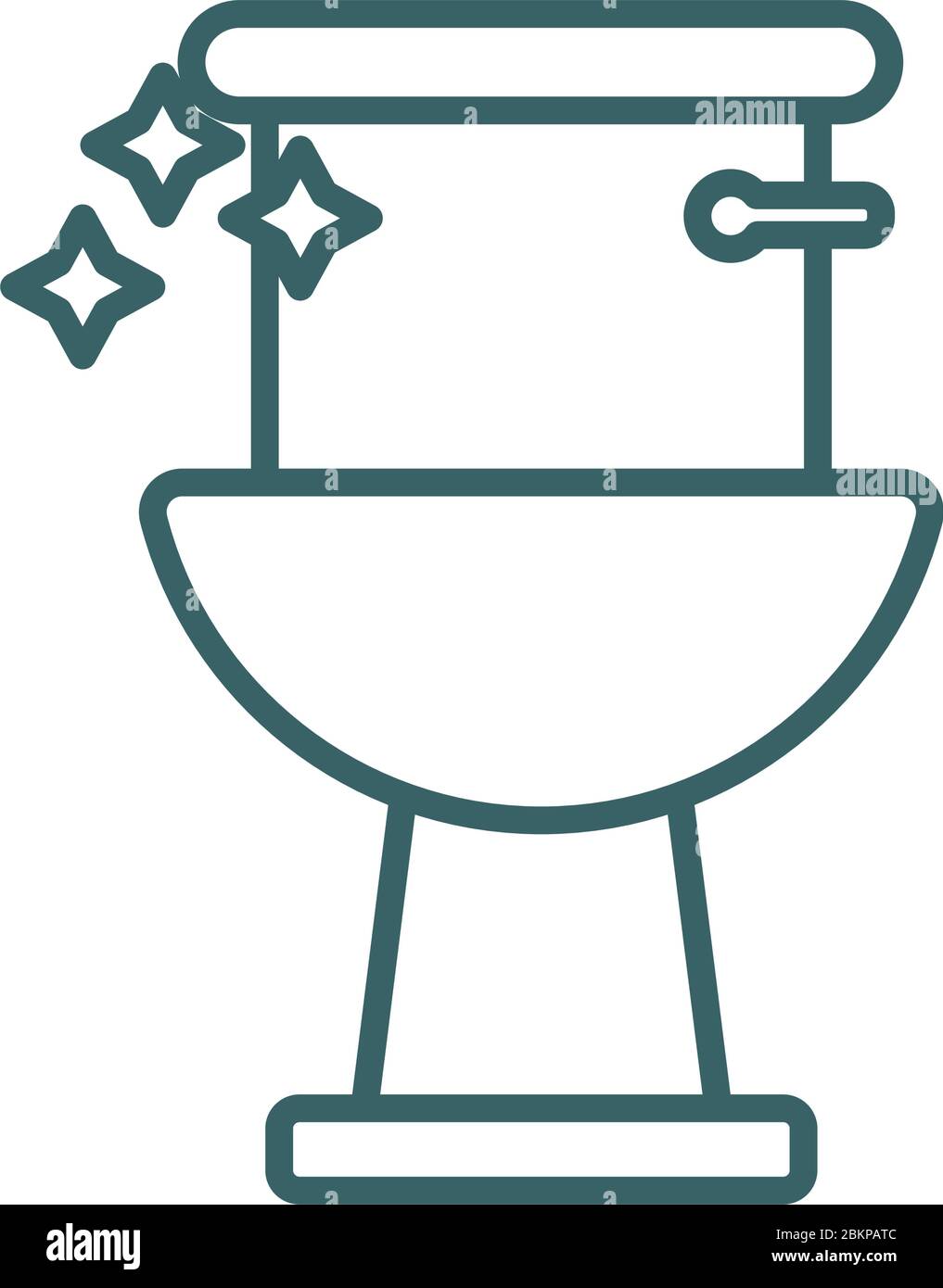 toilet bathroom line style icon Stock Vector Image & Art - Alamy
