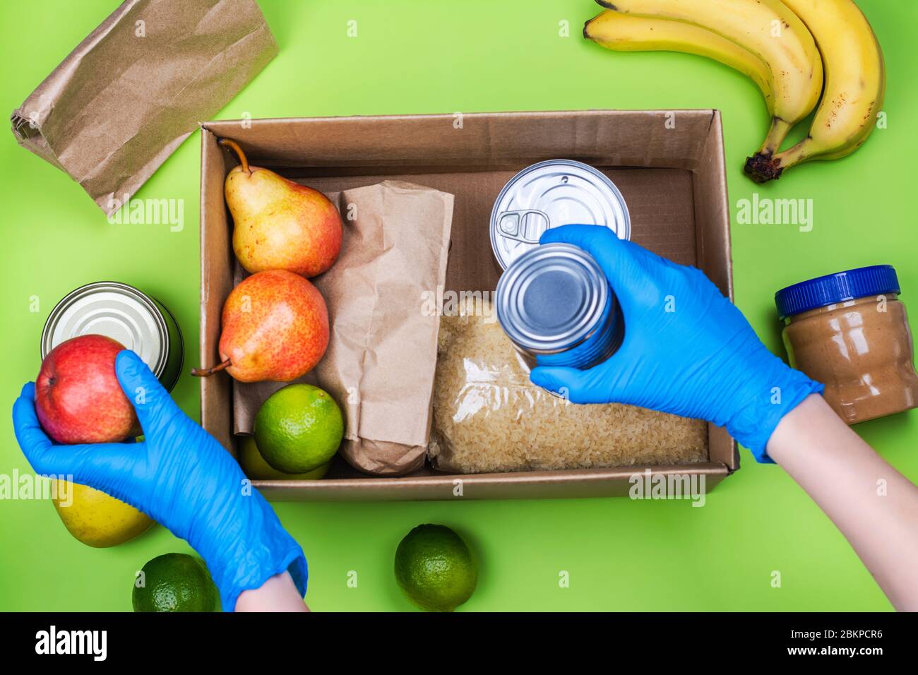 Safe home food delivery Stock Photo Alamy