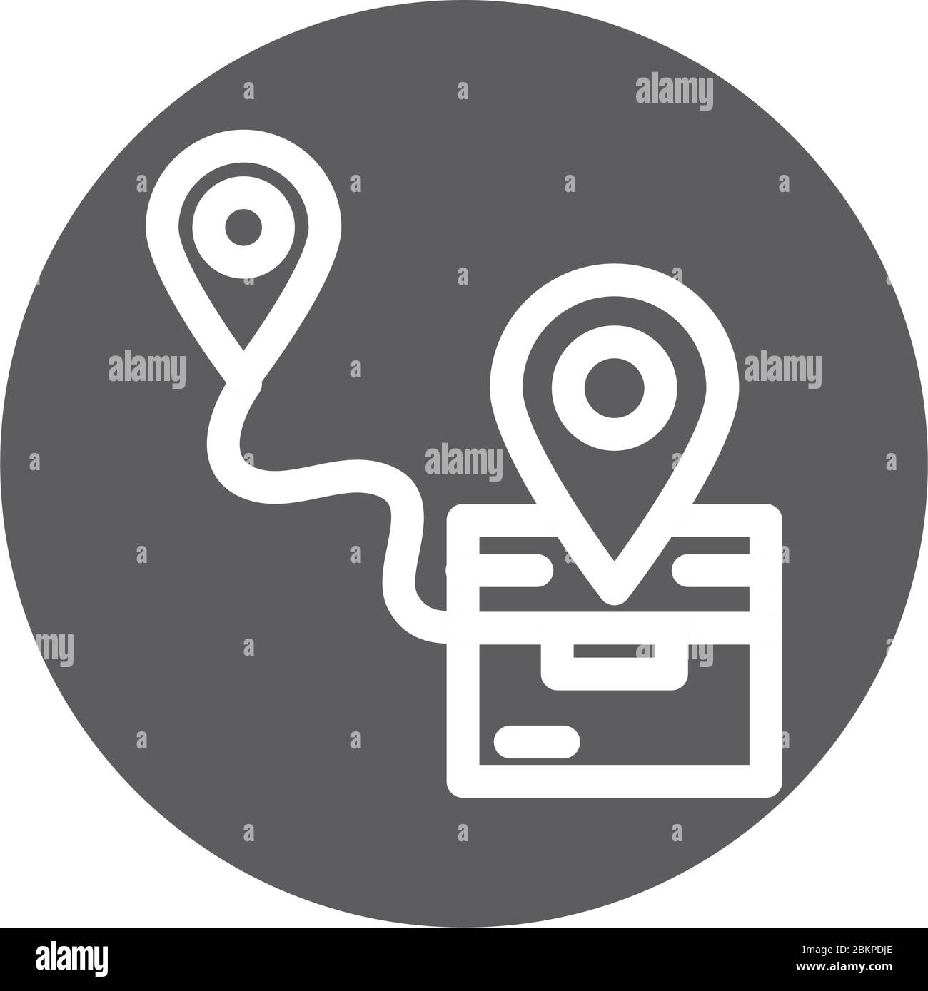 delivery cargo service logistic cardboard box gps navigation tracker ...