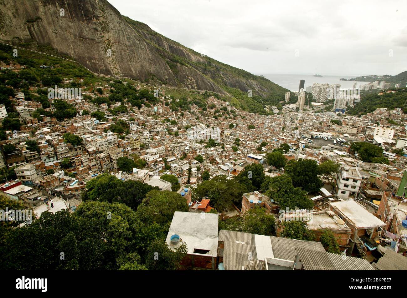 POLICE OPERATION IN RIO FAVELA Stock Photo