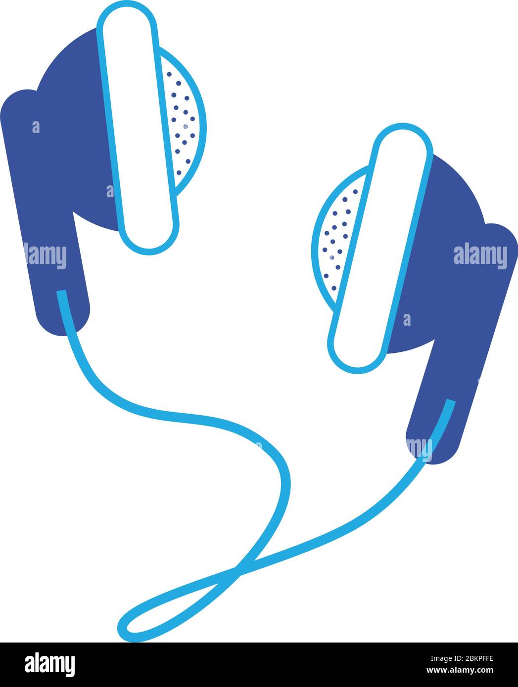 electronic devices for listening and producing music vector