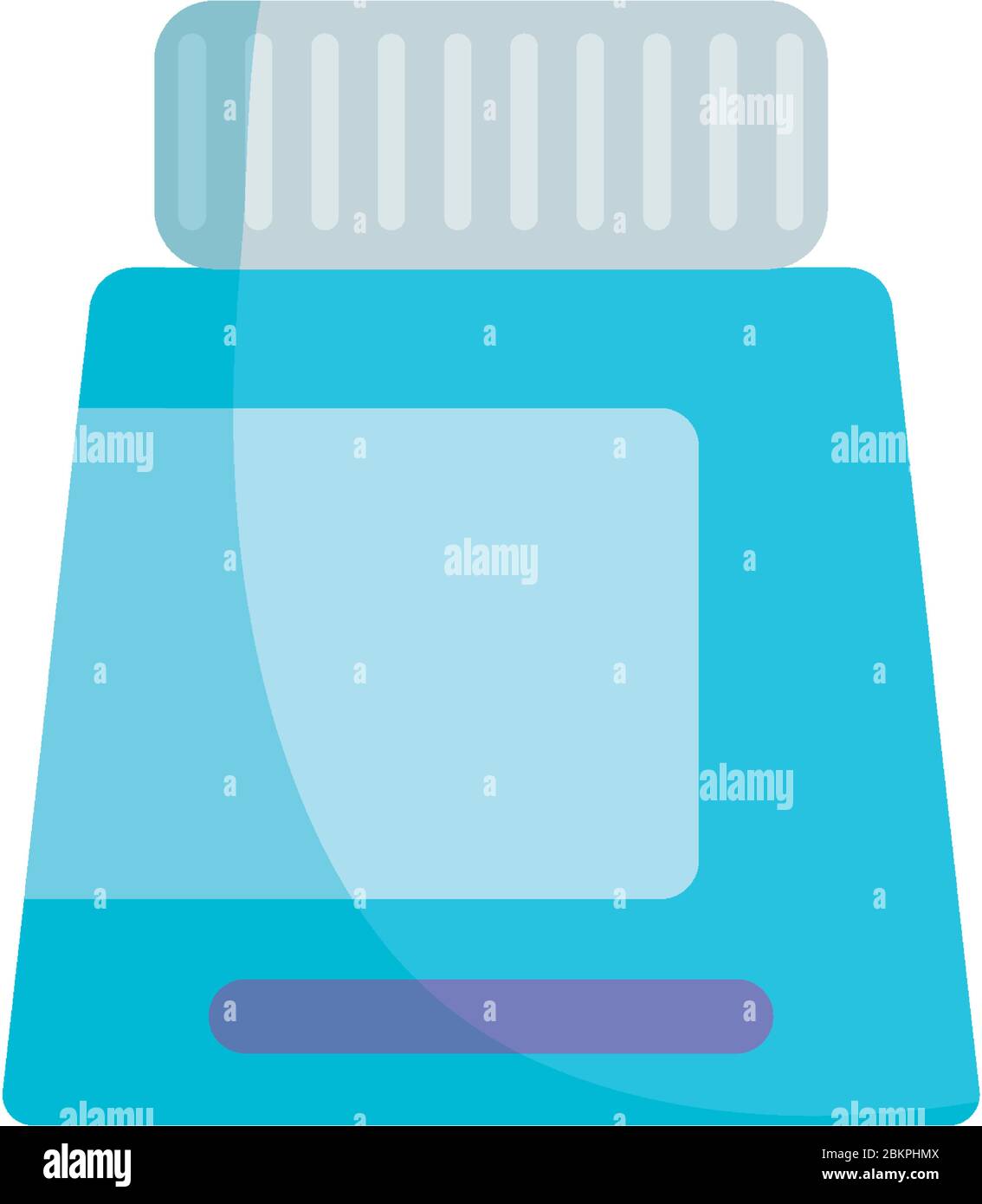 medical container isolated icon on white background vector illustration ...