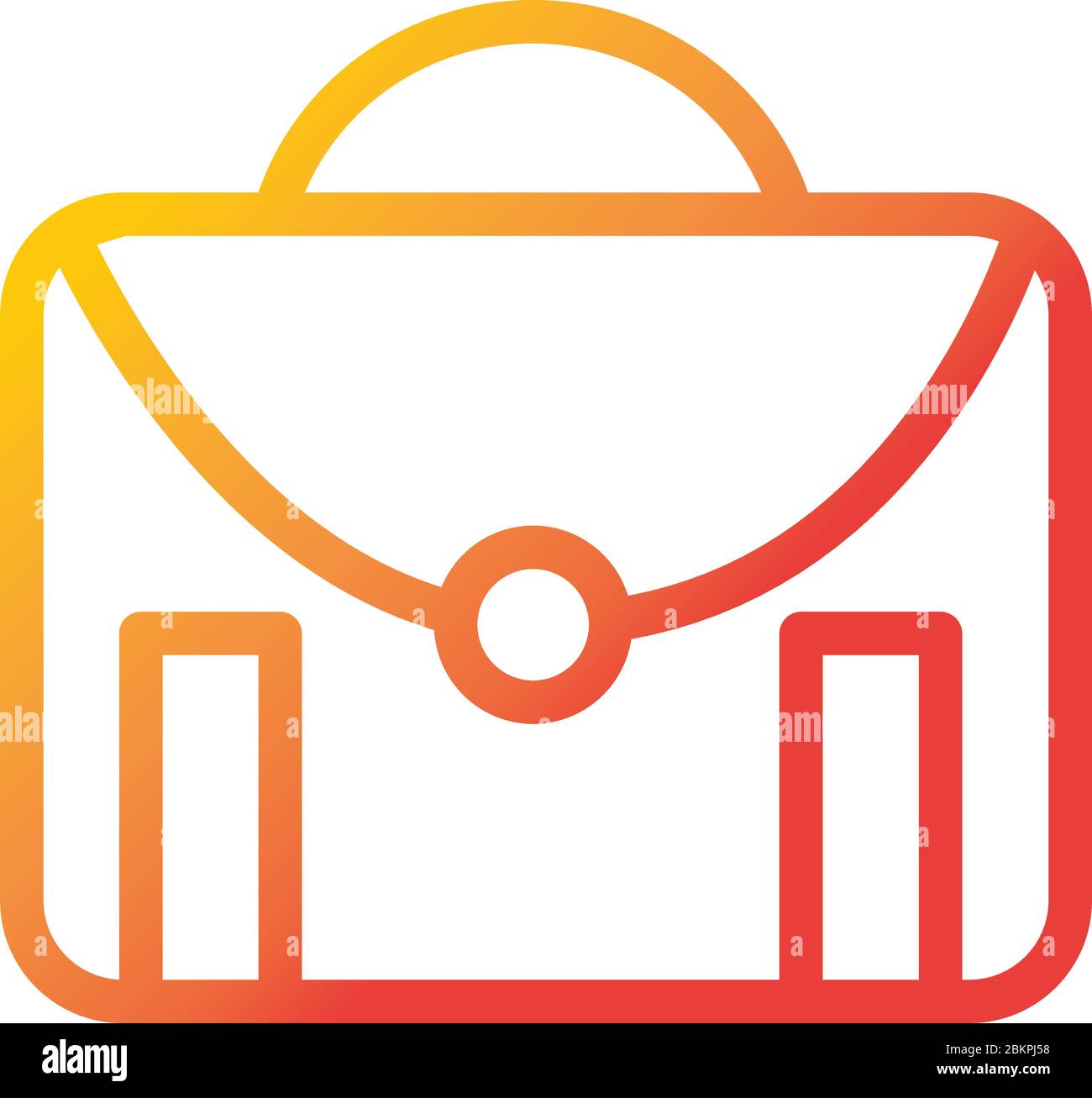 portfolio archive internet web technology interface vector illustration gradient style icon Stock Vector