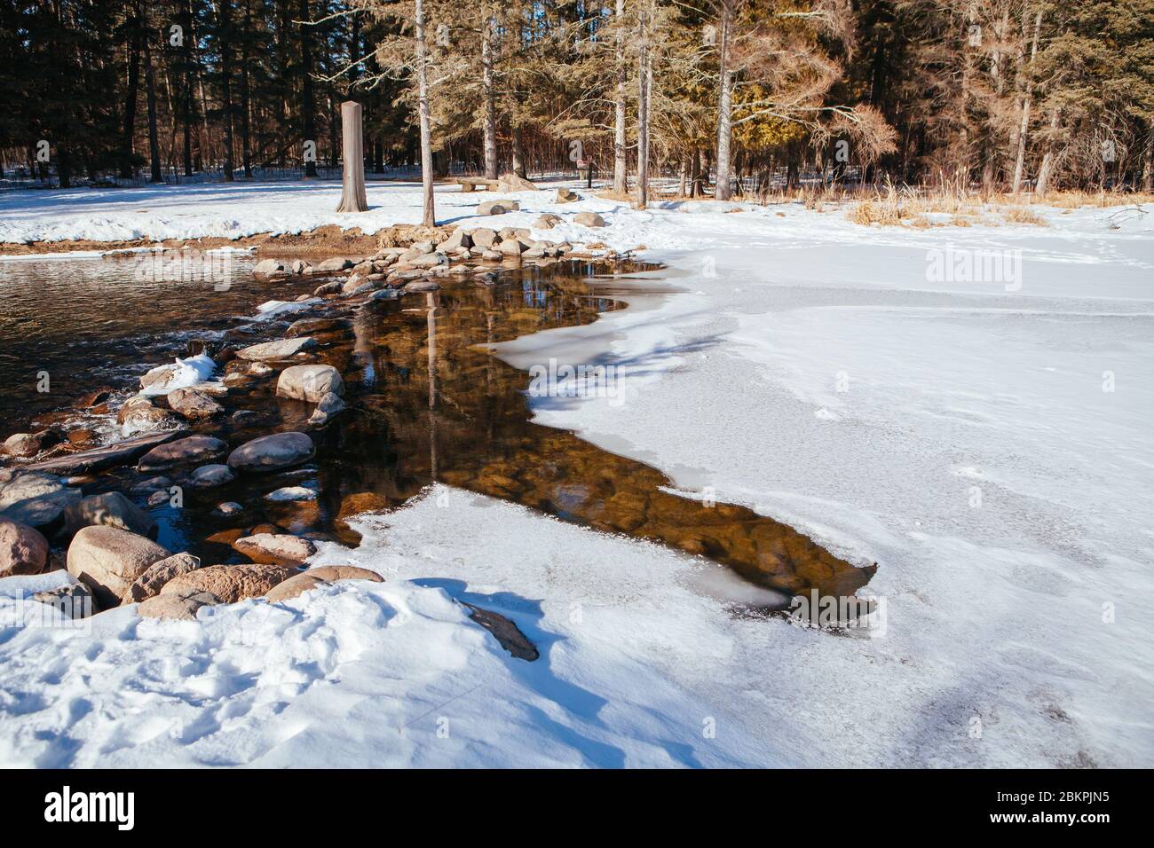 Itasca state park headwaters of the mississippi river in minnesota hi