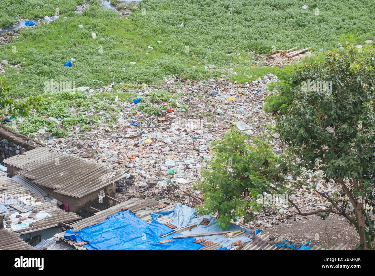 Rubbish Dump in Mumbai India Stock Photo Alamy