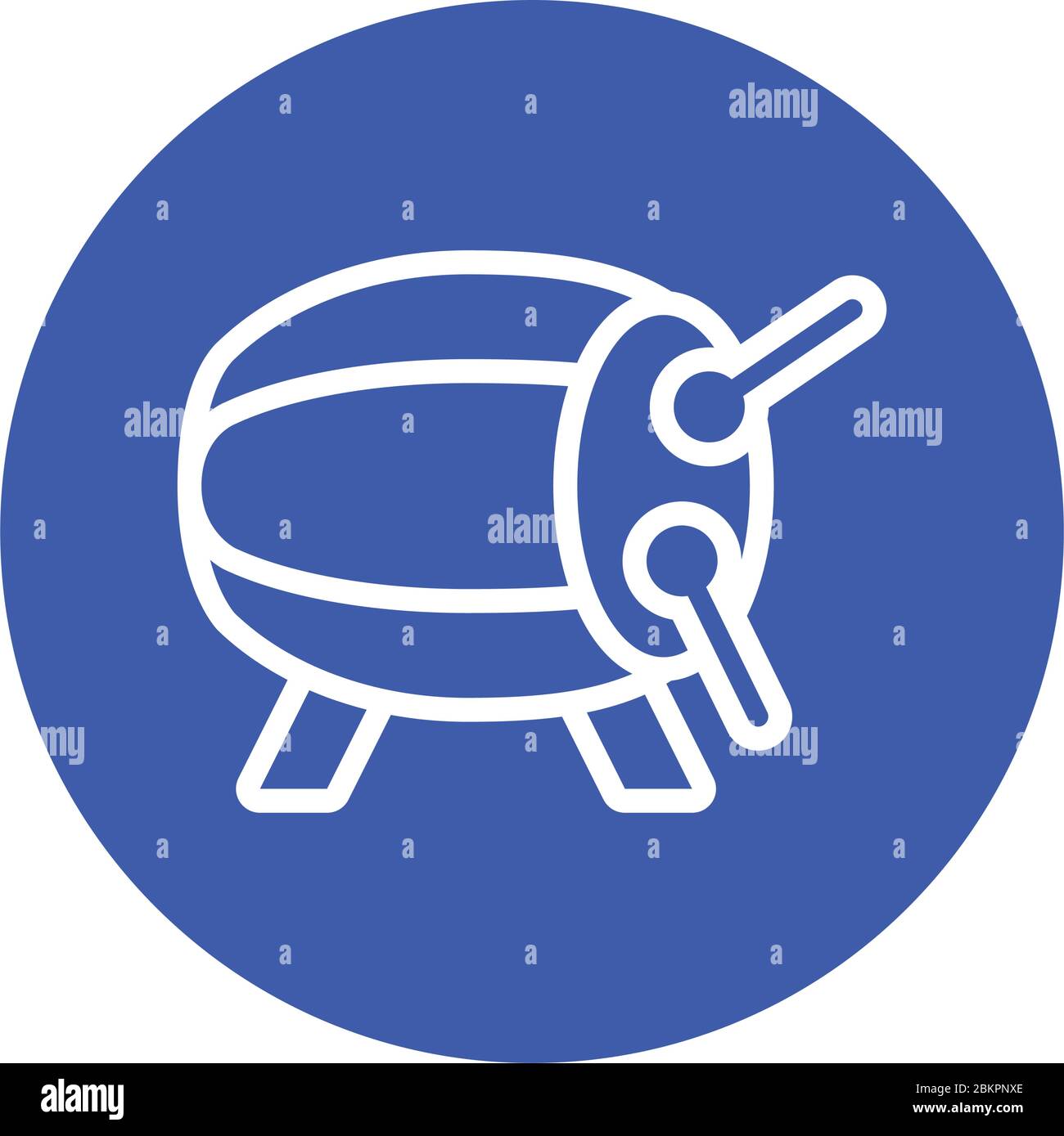 drum instrument isolated style icon Stock Vector Image & Art - Alamy
