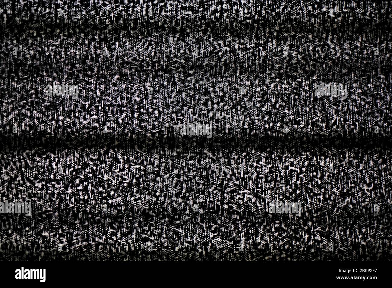 No signal on the television monitor, Static noise bad tv black and