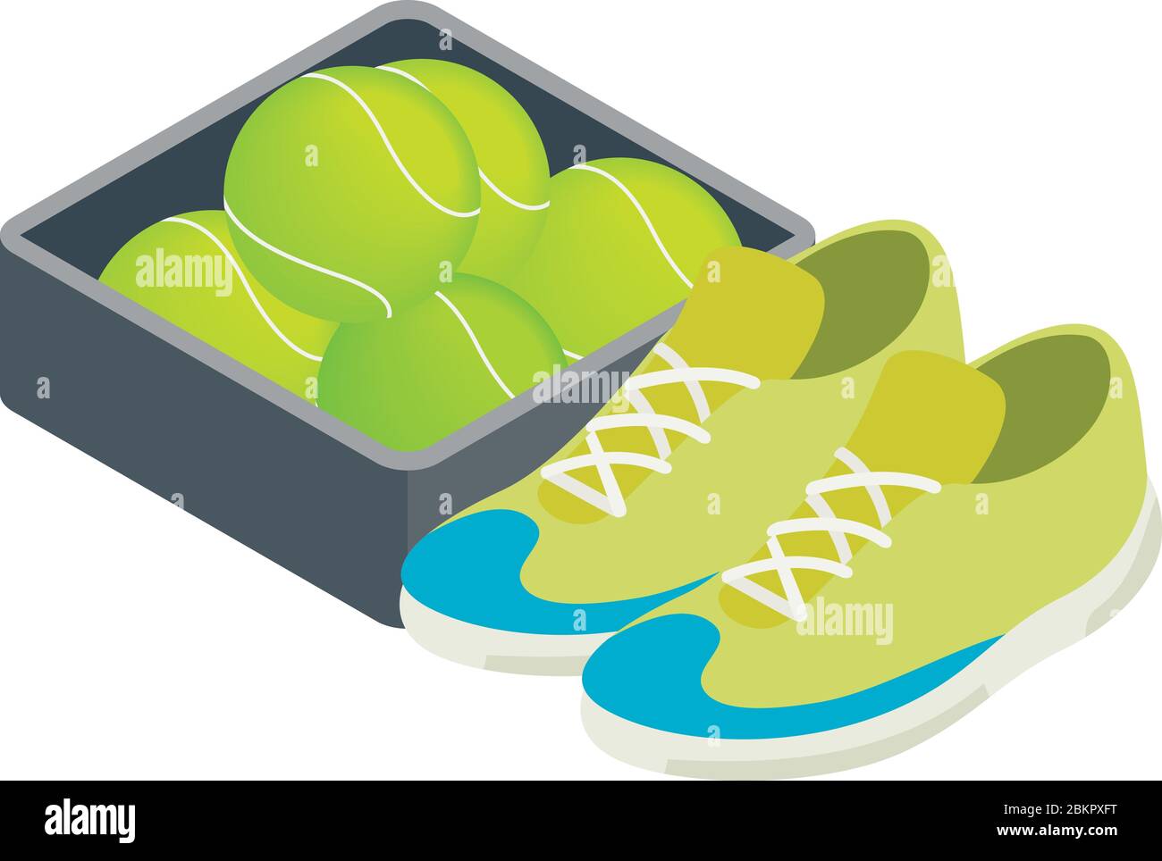 Tennis elements icon, isometric style Stock Vector Image & Art - Alamy