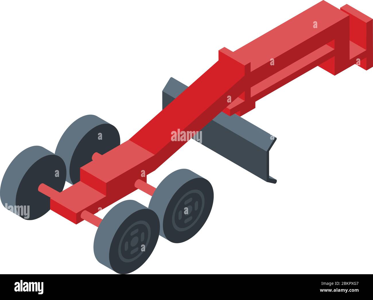 Grader machine utility icon, isometric style Stock Vector