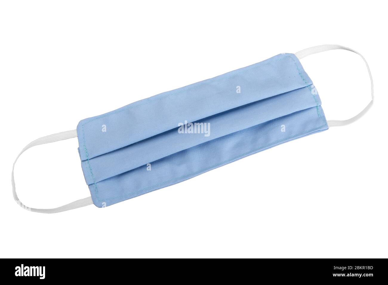 Blue surgical mask Stock Photo