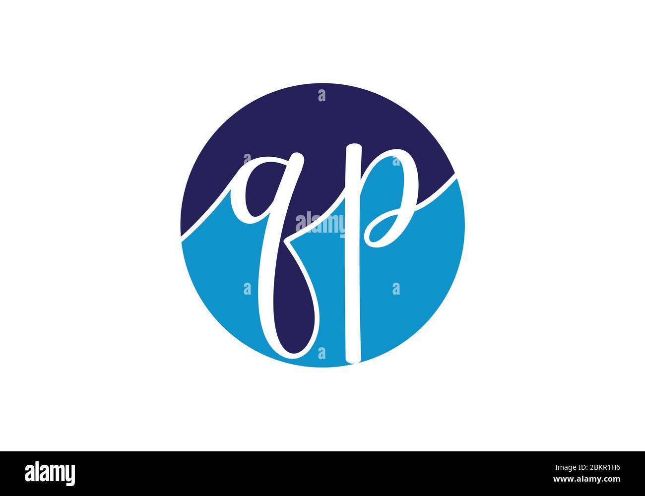 Initial Monogram Letter Q P Logo Design Vector Template. QP Letter Logo ...