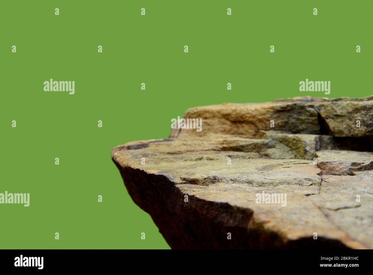 A Rock Shelf, Showing the Rough Texture of the Natural Formation of the