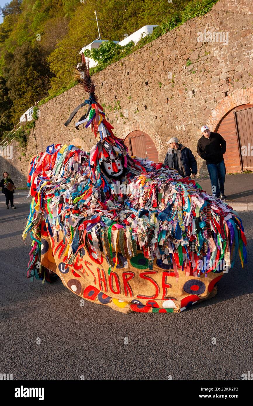 may-day-hobby-horse-minehead-somerset-uk-stock-photo-alamy