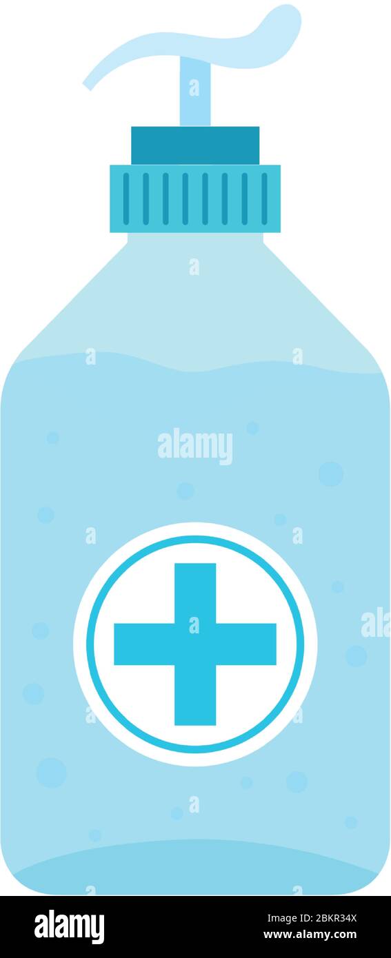 antibacterial soap bottle isolated icon Stock Vector Image & Art - Alamy