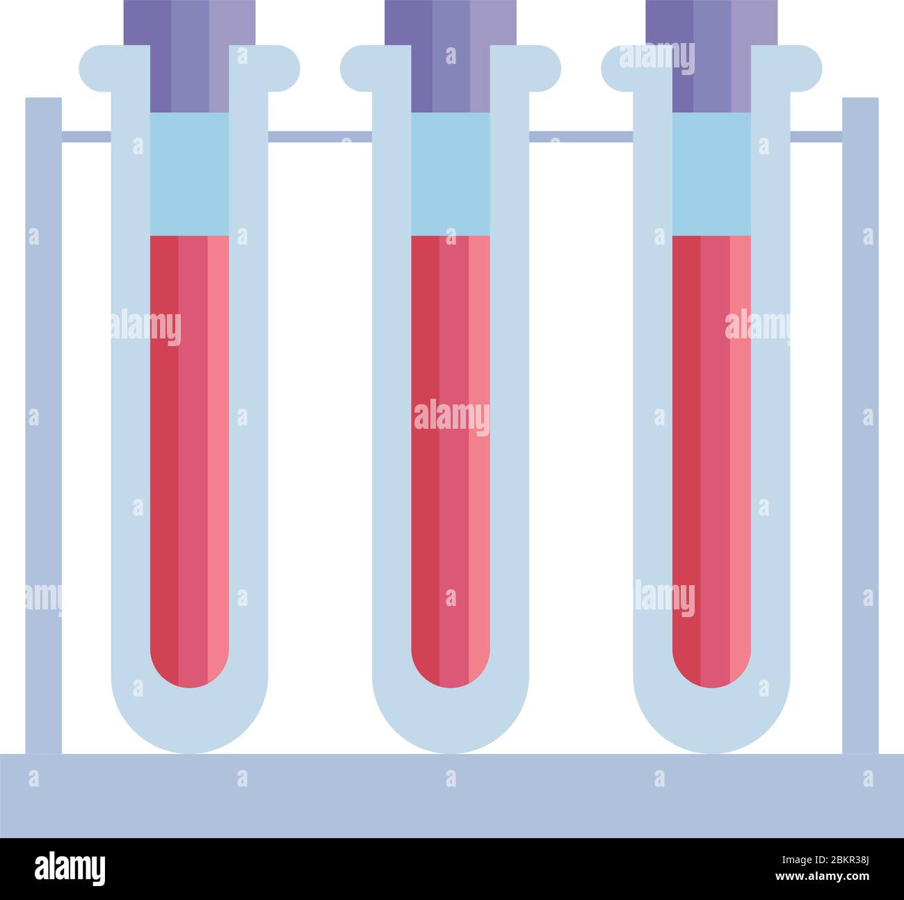 tubes test laboratory isolated icon Stock Vector Image & Art - Alamy