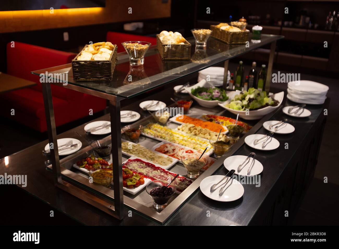 food buffet in restaurant Stock Photo - Alamy