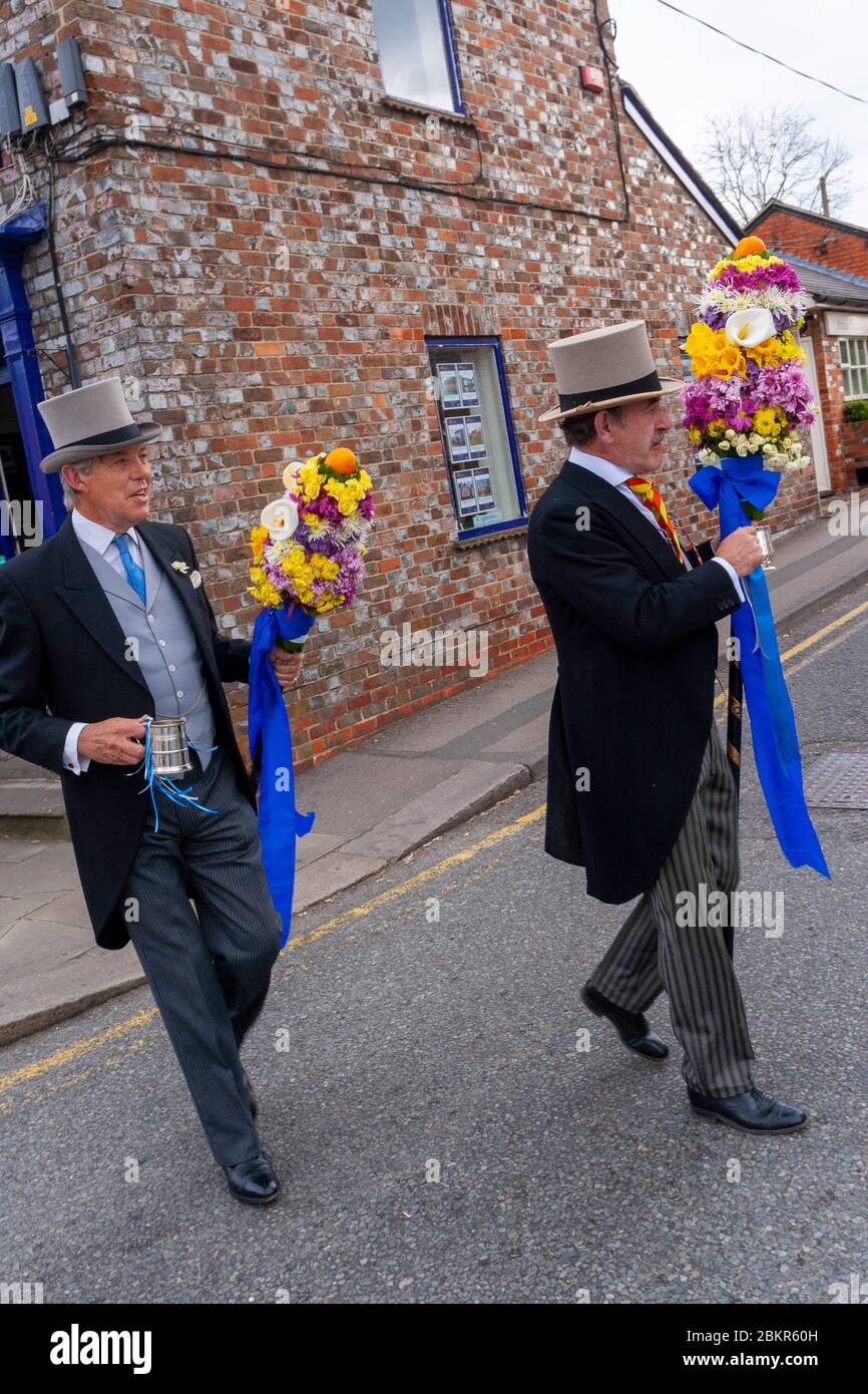 Tutti Men, Tutti Day, Traditional Annual Hocktide Festival, Hungerford, Berkshire, England Stock Photo