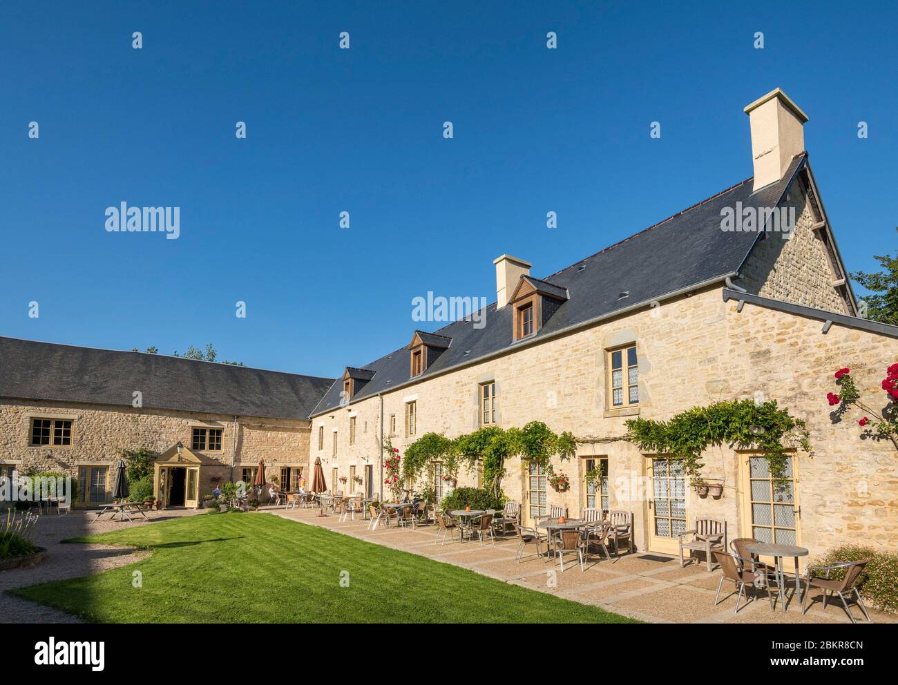 France, Manche, SainteMarieduMont, hotel restaurant Le domaine du